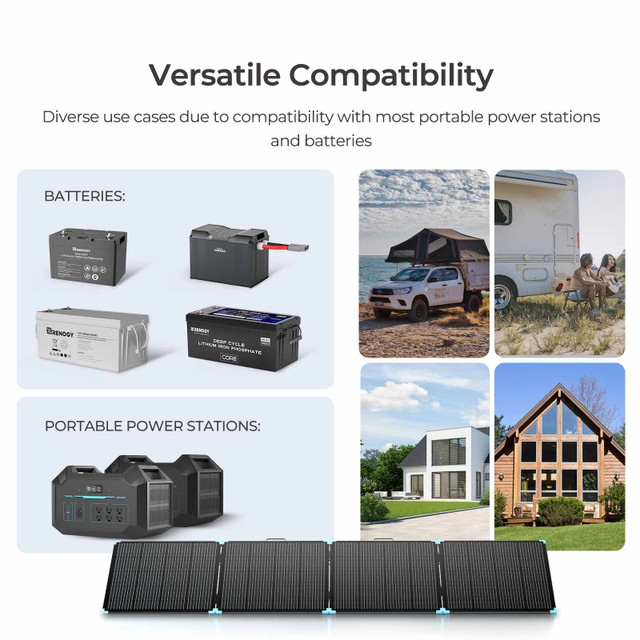 Renogy 400W Lightweight Portab - Solar Panel 200W ulasan dan harga