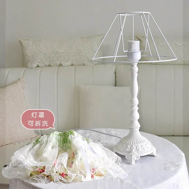 French pastoral table lamp bed - Solar Lamp ulasan dan harga