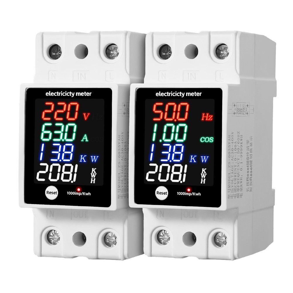 Multi Functional Digital Displ - Energy Monitor Meter ulasan dan harga