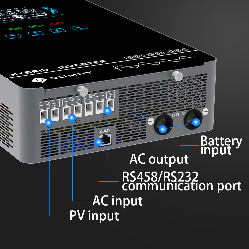 Sumry 4KW 120V Off Grid Solar  - Charge Controller Solar ulasan dan harga
