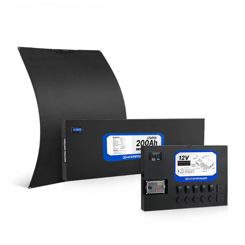 Camping Dual Battery System In - Solar Panel 200W ulasan dan harga