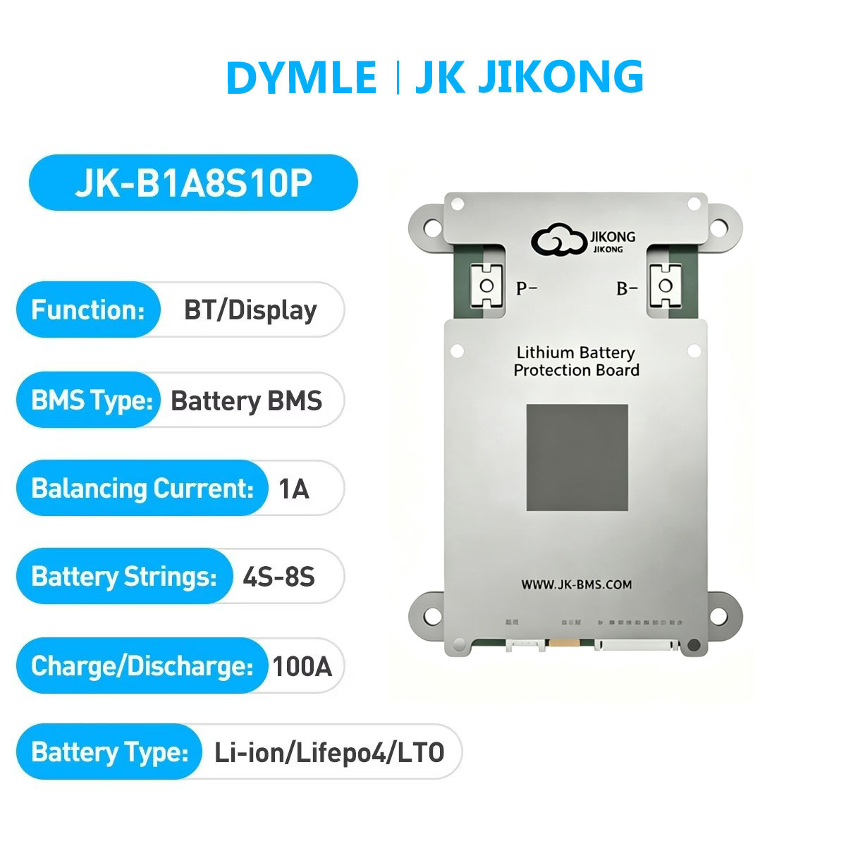 JK JIKONG B1A8S10P Smart Activ - Lithium Battery 12V ulasan dan harga