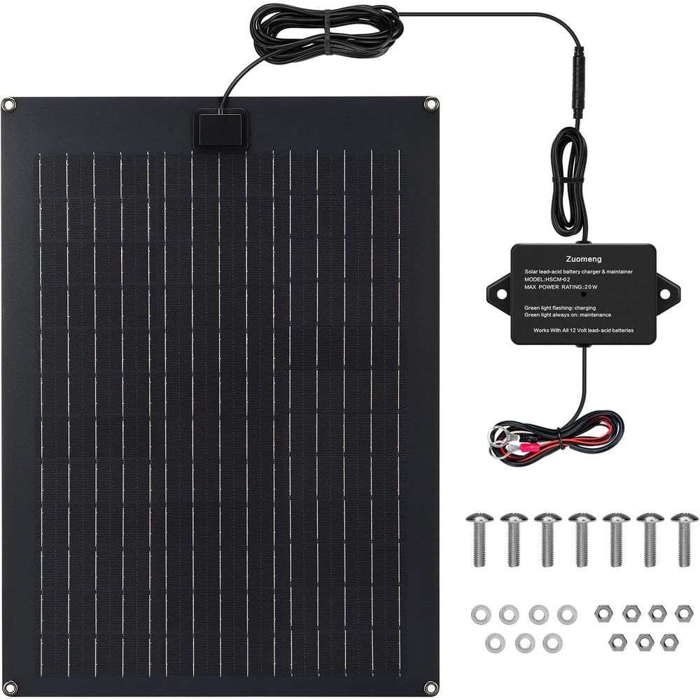 Solar Battery Charger Maintain - Solar Panel ulasan dan harga