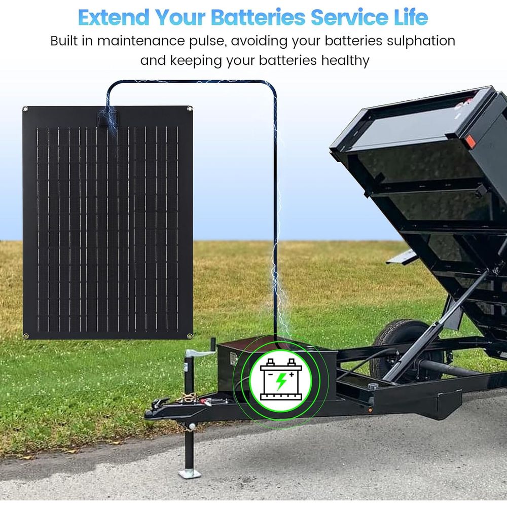 Solar Battery Charger Maintain - Solar Panel ulasan dan harga