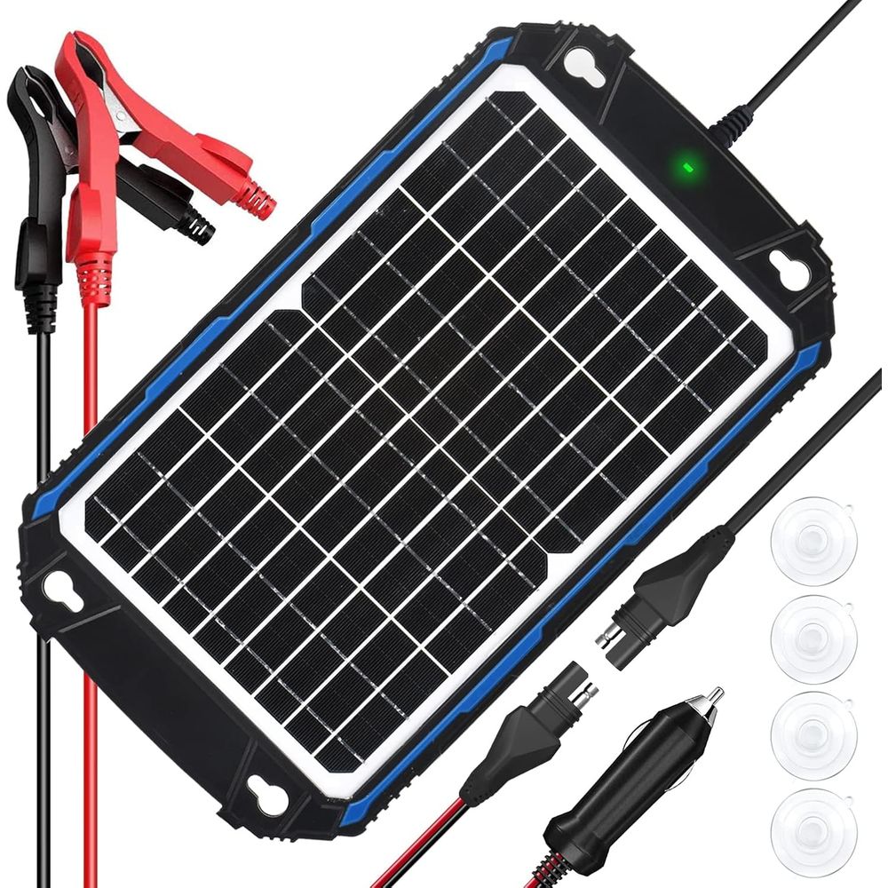 Waterproof 12W 12V Solar Batte - Charge Controller Solar ulasan dan harga