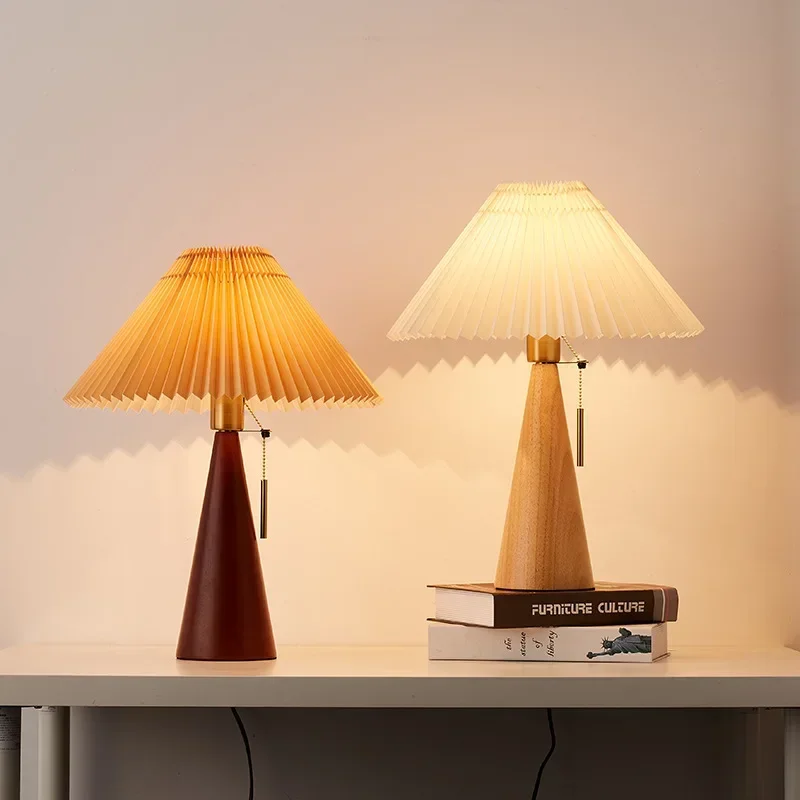 Retro Pleated Table Lamp Nordi - Solar Lamp ulasan dan harga